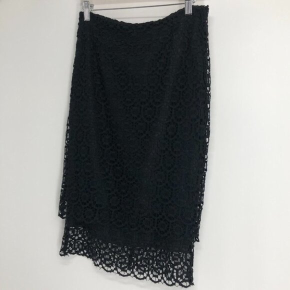 Jenni Kayne lace black crochet pencil  skirt in XS - Picture 7 of 13